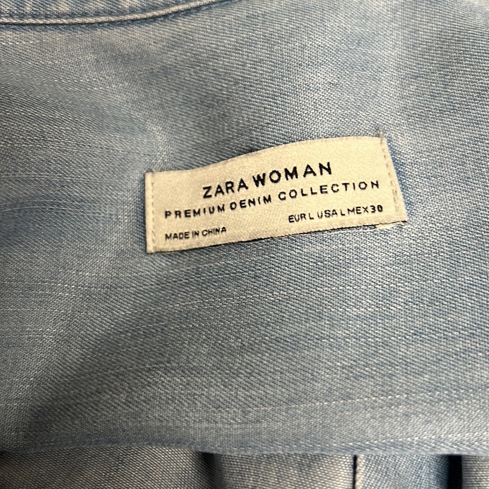 Zara embroidered chambray tunic - Picture 4 of 4